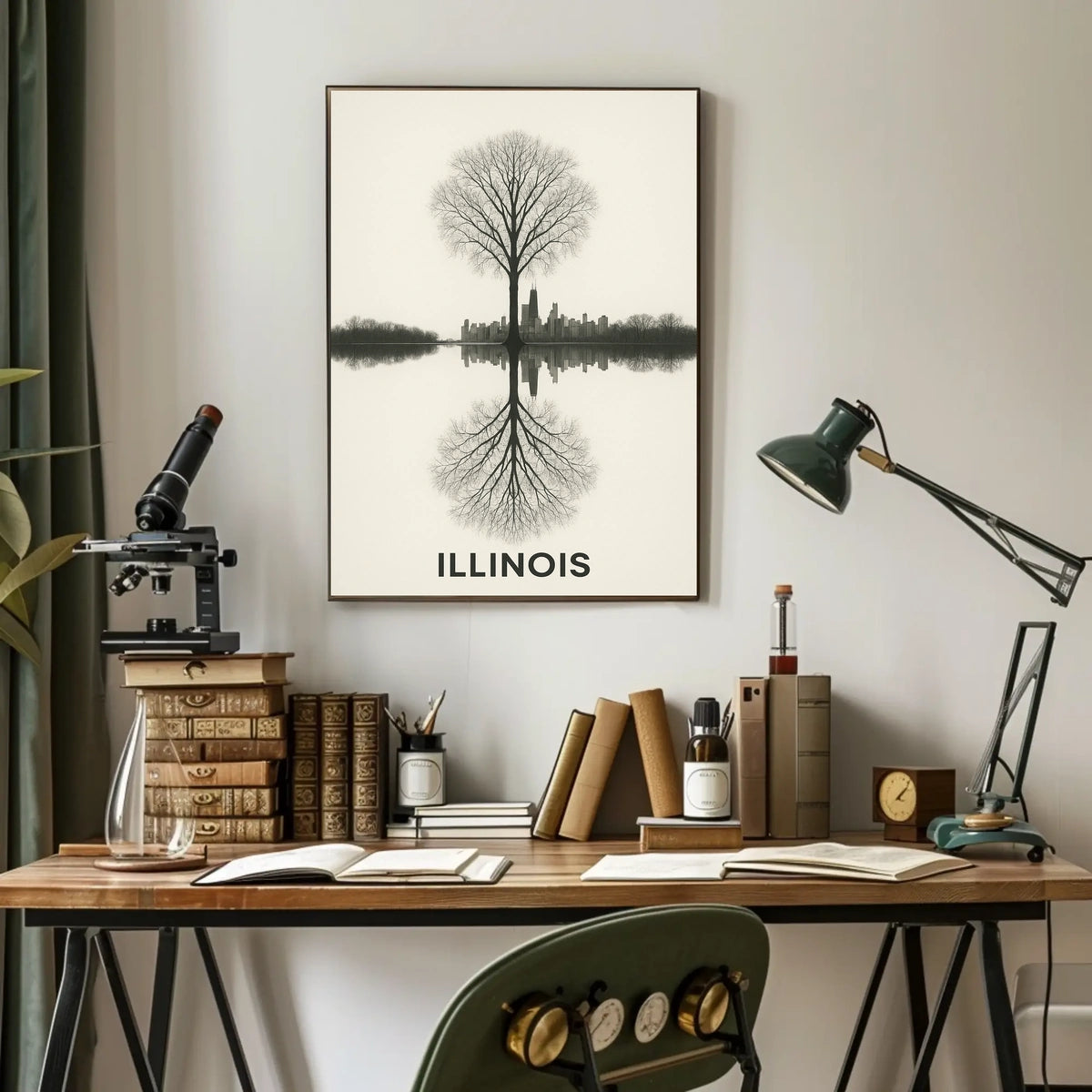 Reflections of Illinois Poster