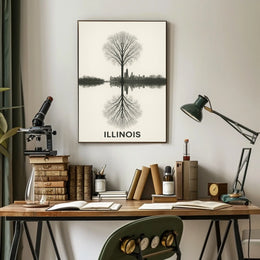 Reflections of Illinois Poster