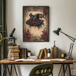 Enchanted Gothic Hat Poster