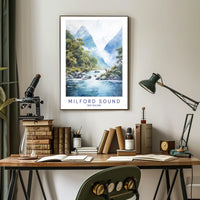 Milford Sound New Zealand Poster