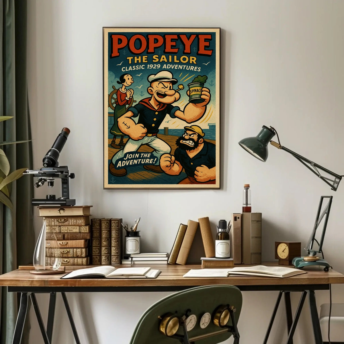 Popeye the Sailor Classic 1929 Adventures Poster