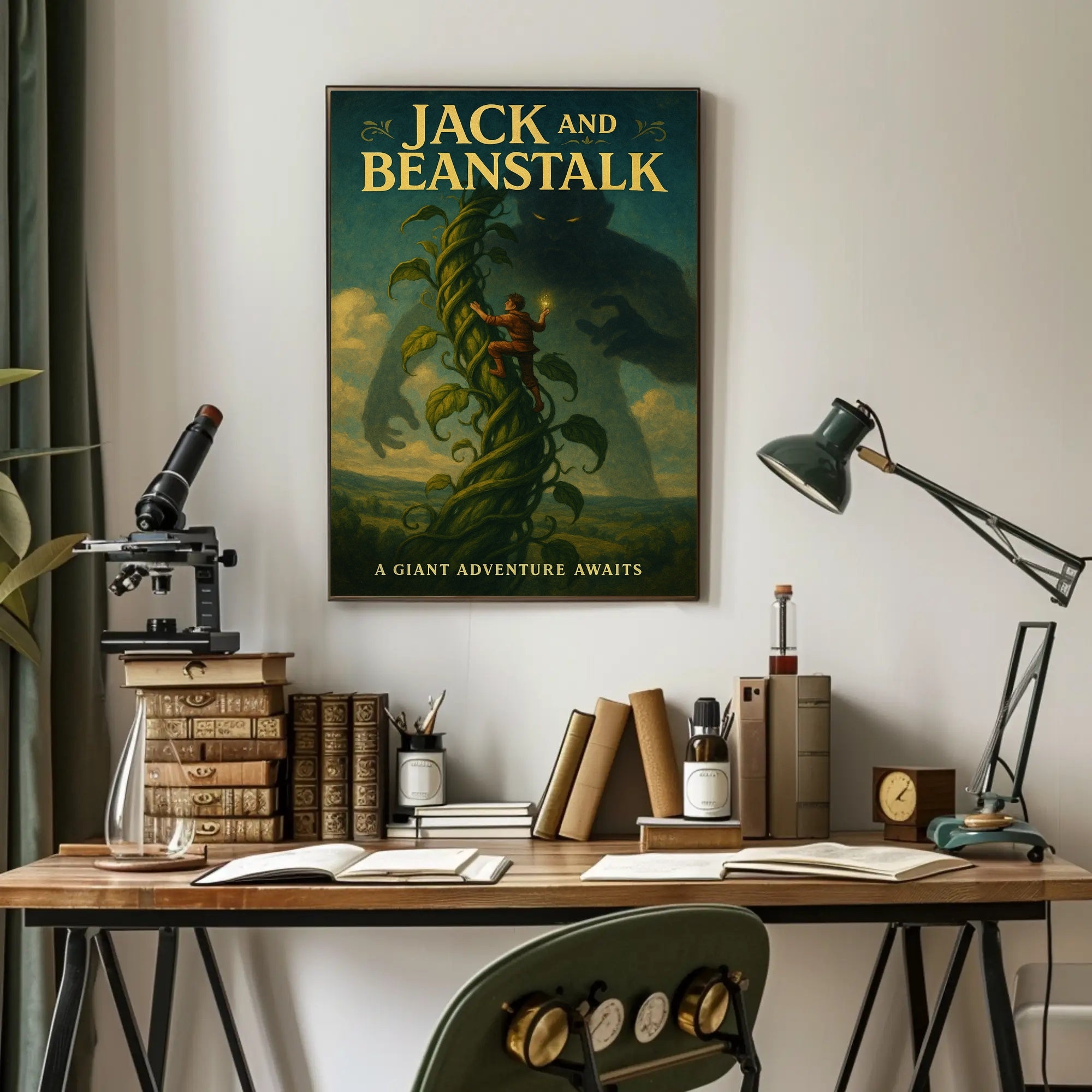 Jack and the Beanstalk Fantasy Adventure Poster