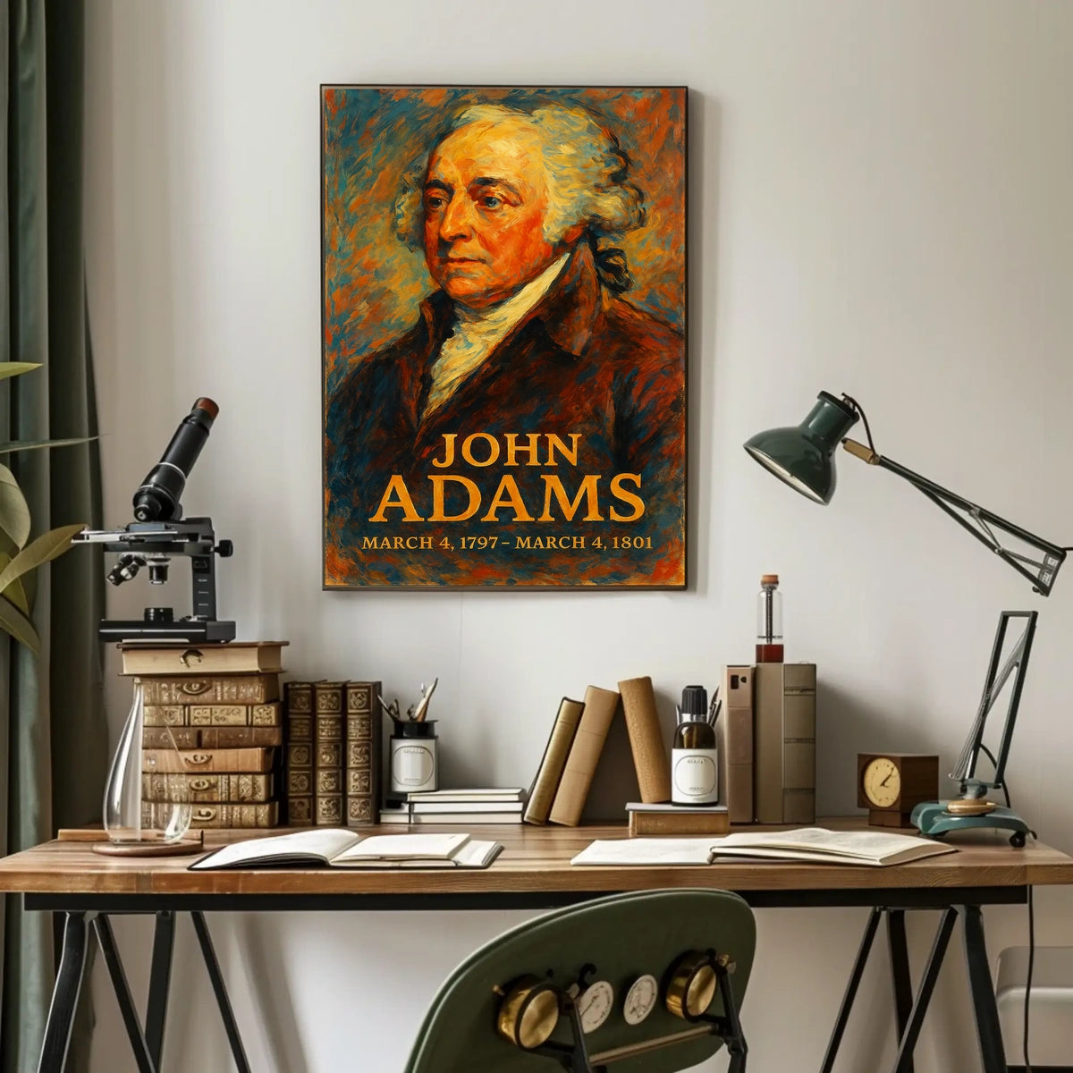 John Adams 2Nd President Poster