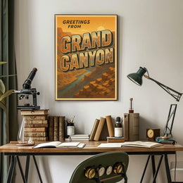 Greetings From The Grand Canyon Poster