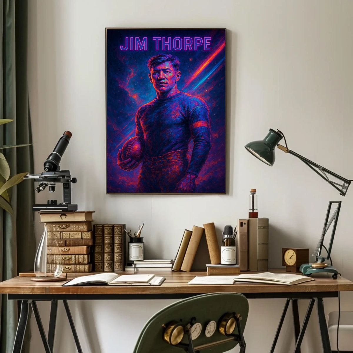 Jim Thorpe Legendary Athlete Poster