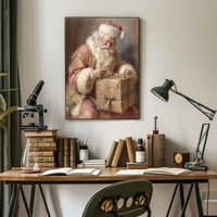 SantaS Gift Preparation Poster
