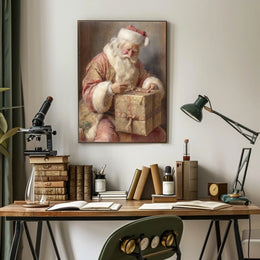 SantaS Gift Preparation Poster