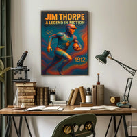 Jim Thorpe Iconic Athlete Jim Thorpe Poster