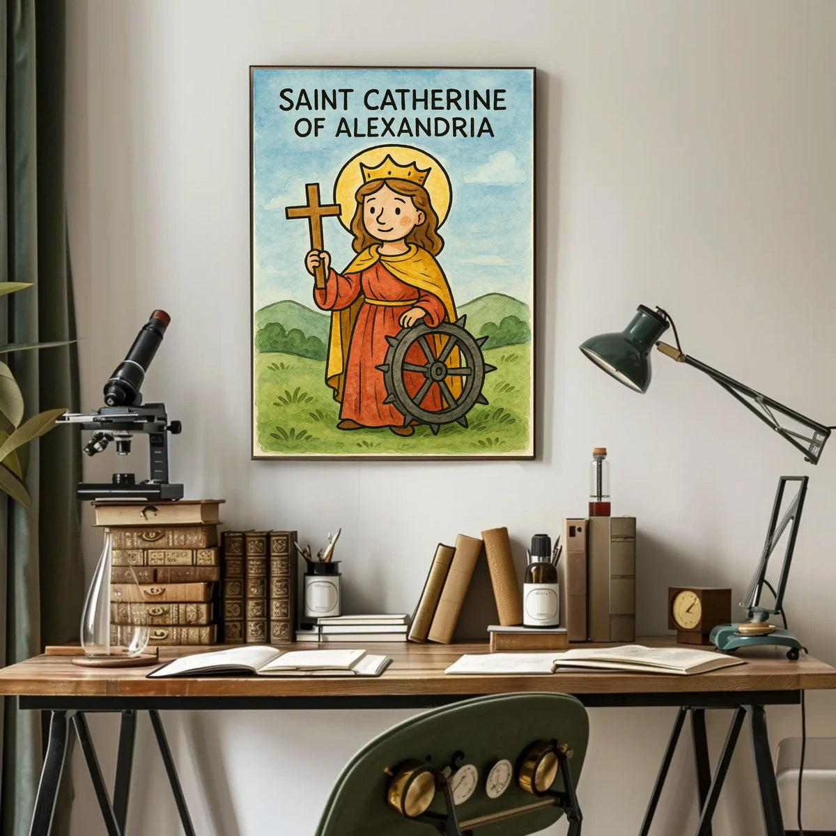 Saint Catherine of Alexandria Poster