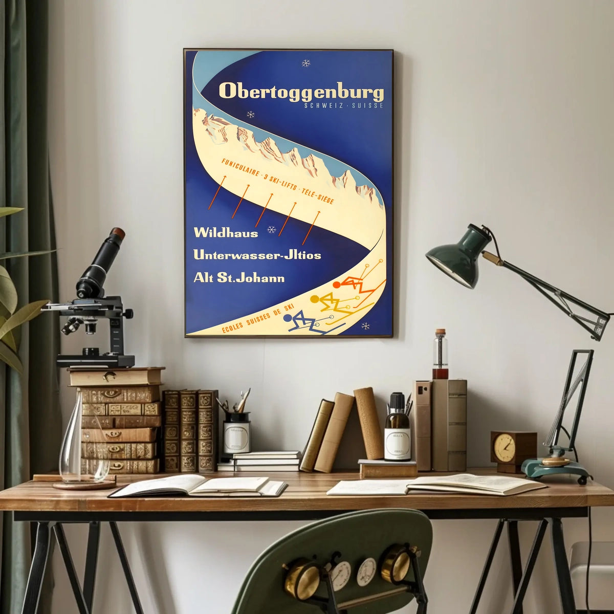 Obertoggenburg Ski Resorts Poster
