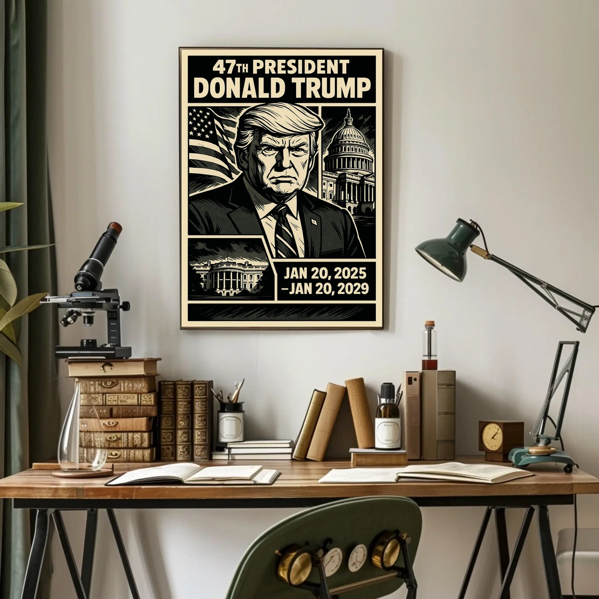 Donald Trump 47th President Poster