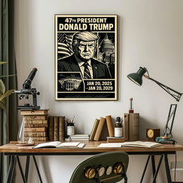 Donald Trump 47th President Poster