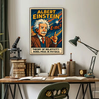 Albert Einstein Theory Of Relativity Poster