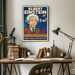 Albert Einstein Theory Of Relativity Poster