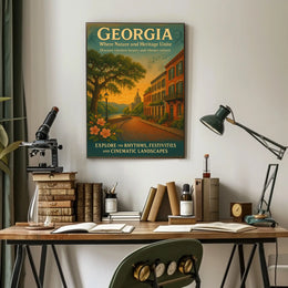 Discover GeorgiaS Timeless Beauty Poster