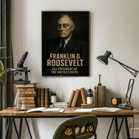 Franklin D. Roosevelt 32nd President Poster