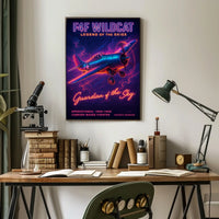 F4F Wildcat Legend of the Skies Poster