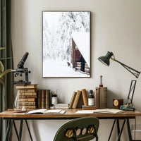 Winter Wilderness Retreat Poster