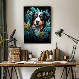 Majestic Canine Portrait Poster