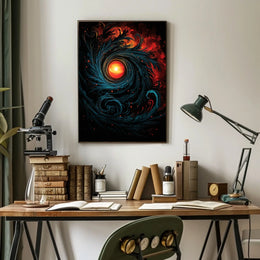 Cosmic Creation Abstract Art Space or Astronomy Poster