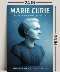 Marie Curie Pioneer of Radioactivity Poster PosterGoat