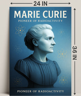 Marie Curie Pioneer of Radioactivity Poster PosterGoat