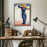 Winter in Austria Poster