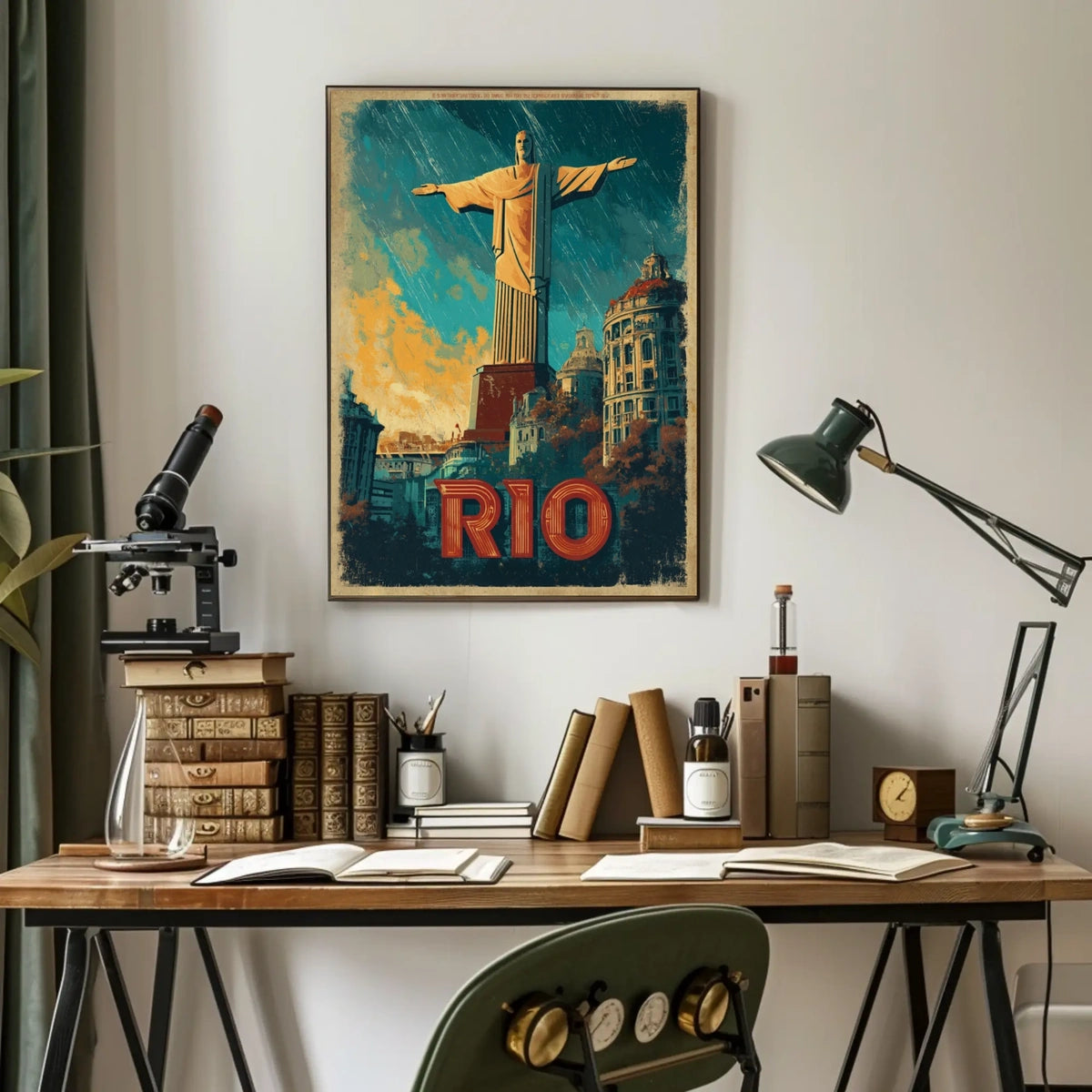 Rio de Janeiro Iconic Landmarks Poster