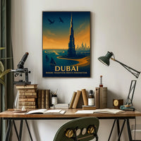 Dubai Where Tradition Meets Innovation Poster