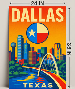 Dallas, Texas Poster PosterGoat
