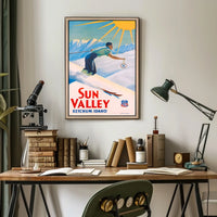Sun Valley Skiing Adventure Poster