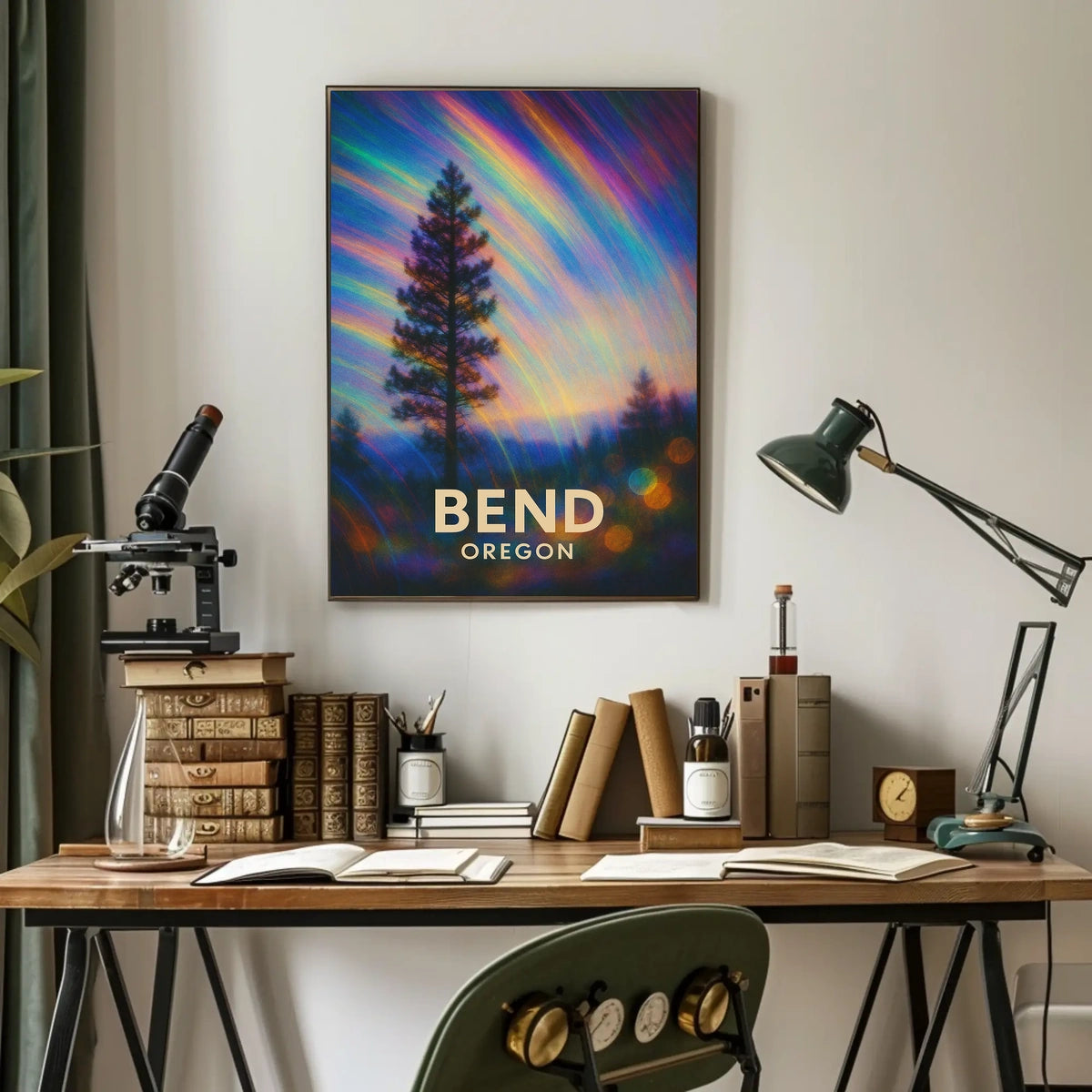 Bend Oregon Scenic Travel Photography Realism Poster