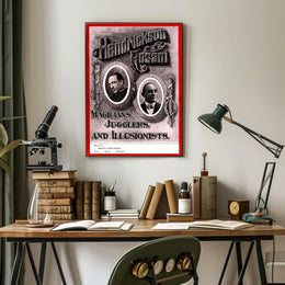 Vintage Magic Show Poster with Charm - Cultural or Heritage Poster