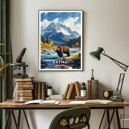 Katmai National Park Scenic Poster Print