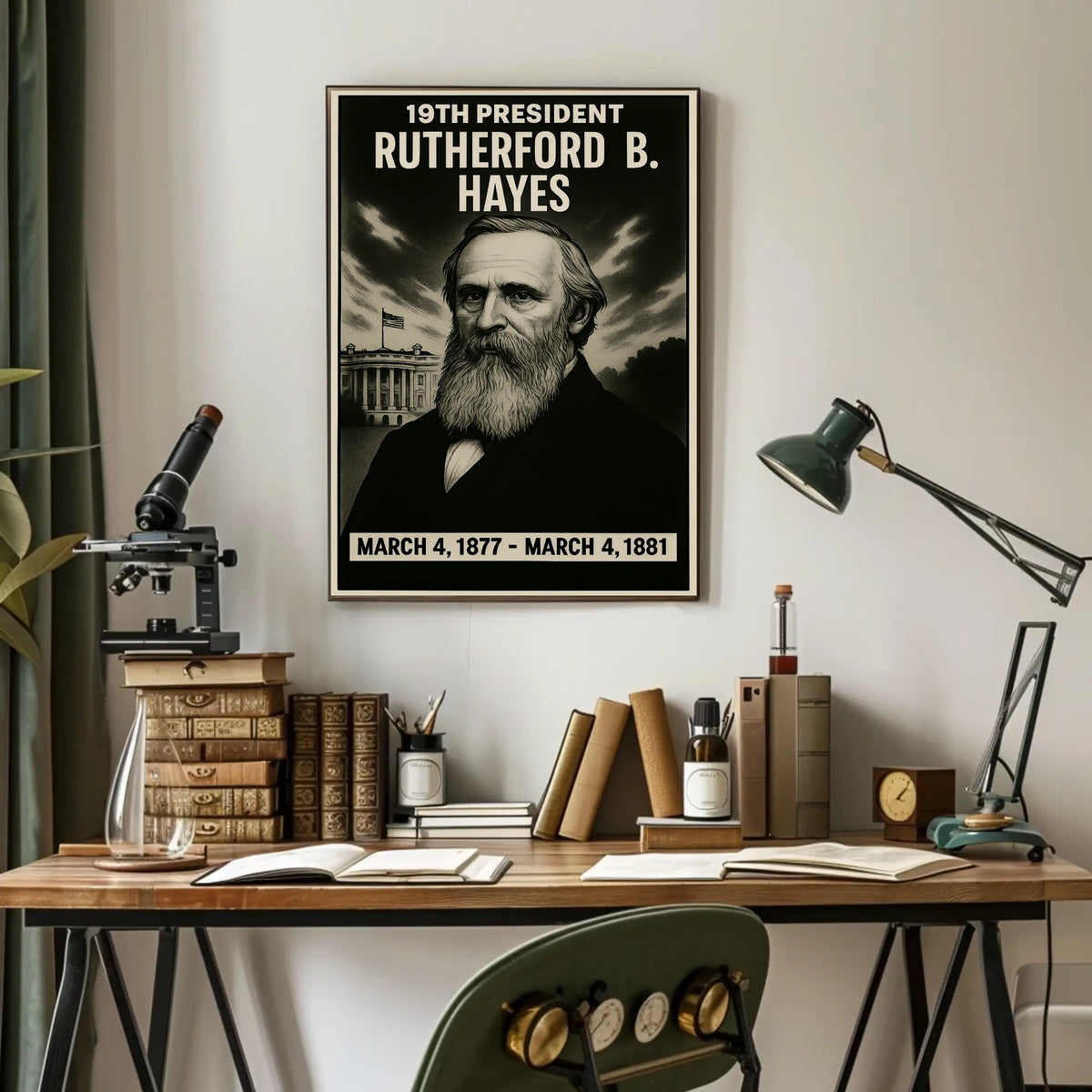 Rutherford B. Hayes 19Th President Poster