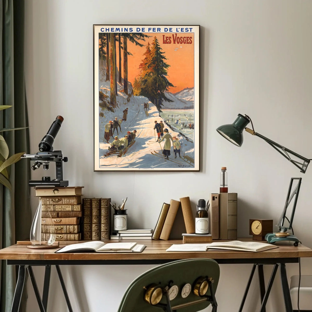 Winter Adventures In Les Vosges Poster