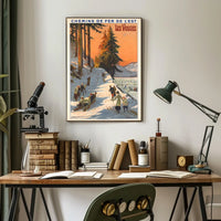 Winter Adventures In Les Vosges Poster