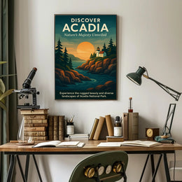 Discover Acadia Poster PosterGoat