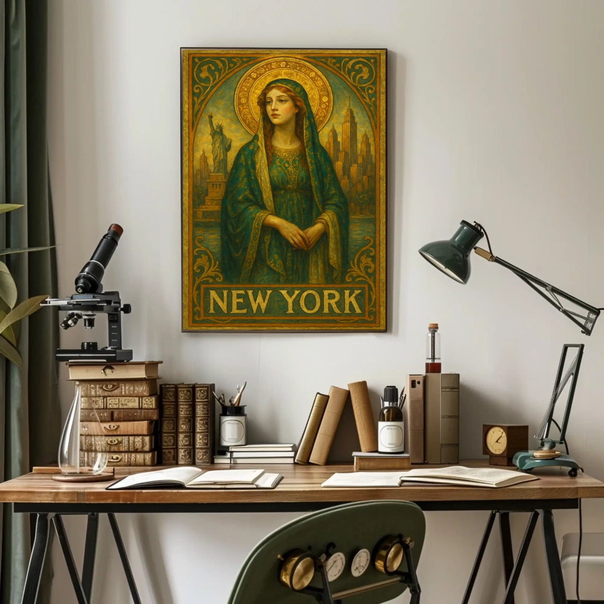 New York Iconic Imagery Poster