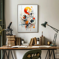 Abstract Geometric Symphony Abstract Poster PosterGoat