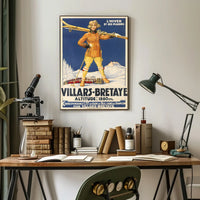 Winter Pleasures In Villars-Bretaye Poster