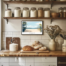 Fraser Island Scenic Beach Travel Poster