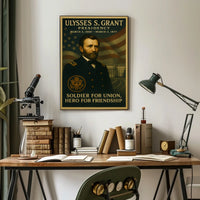 Ulysses S. Grant Presidential Historical Poster
