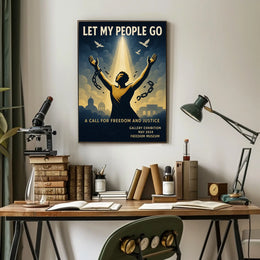Let My People Go Gallery Exhibition Poster