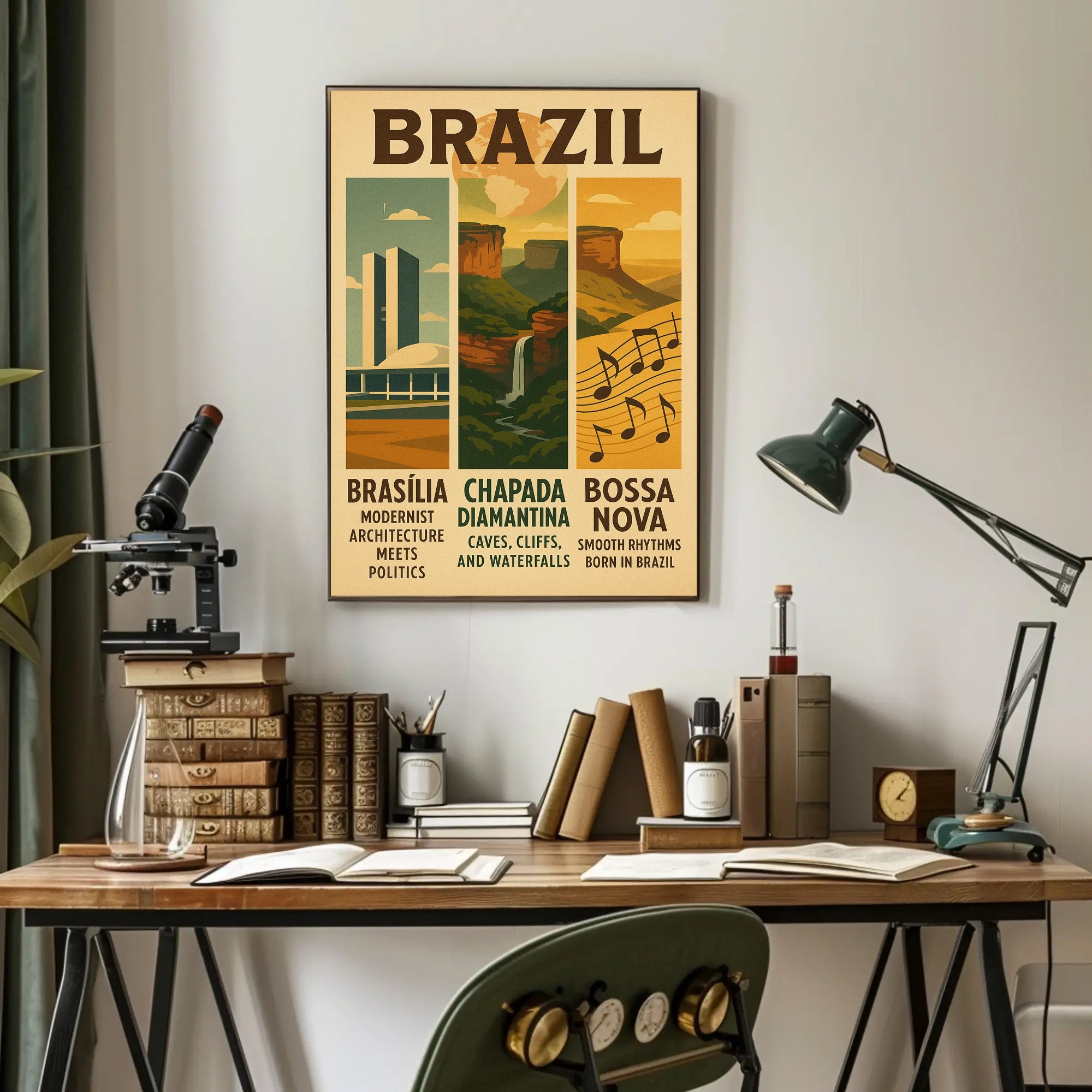 Discover Brazil Poster PosterGoat