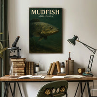 Mudfish Amia Calva Poster