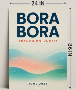 Bora Bora Travel Poster PosterGoat