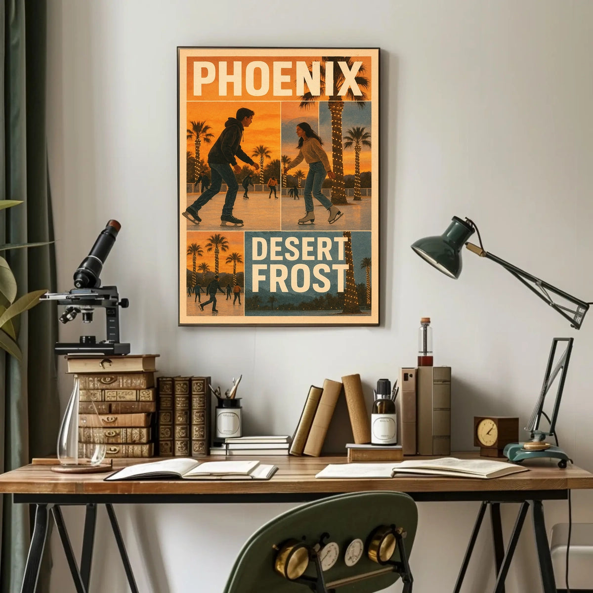 Phoenix Desert Frost Poster