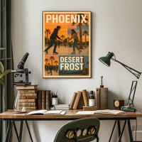 Phoenix Desert Frost Poster