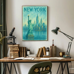 New York City Skyline Poster